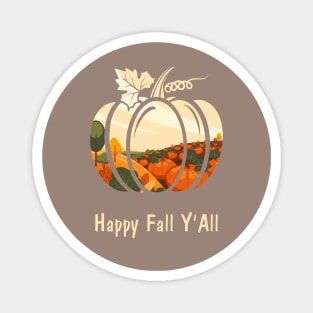 Happy Fall Y'All Magnet